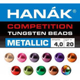 Hanak Tungsten Metallic Slotted Jig Beads