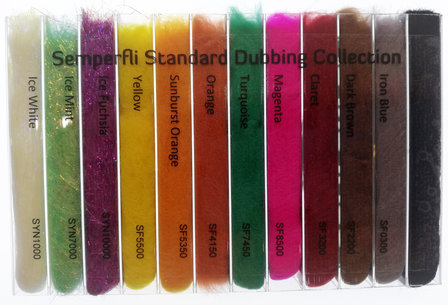Semperfli Superfine Dubbing Dispenser Standard Colors