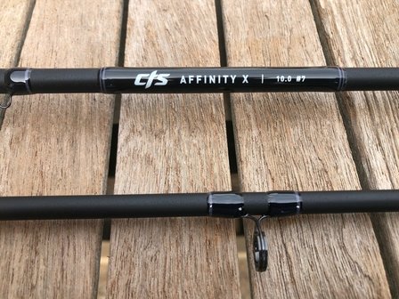 CTS Affinity X #7 - 10&#039; Satin Black (FW Grip) Carbon Reel Seat