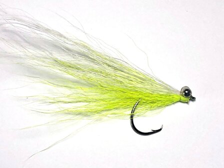 Sea Bass Saltwater Chartreuse - White