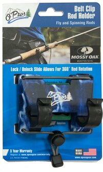 O&#039;Pros 3rd Hand Rod Holder Slide Lock Mossy Oak Aqua