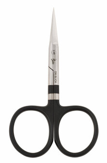 Dr. Slick All Purpose Scissor 4" Tungsten/Carbide Black Loops Straight
