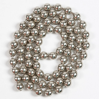 Fly Scene Bead Chain Eyes Silver