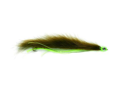 Fulling Mill Olive Snake Barbless 7 cm