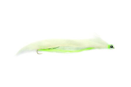 Fulling Mill White Snake Barbless 7 cm
