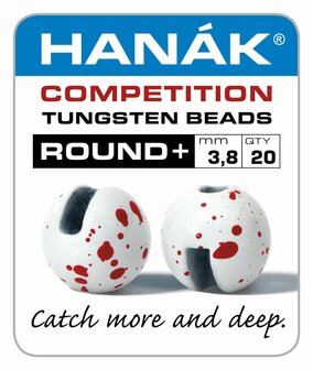 Hanak Slotted Tungsten NEW Round+ White &amp; Red