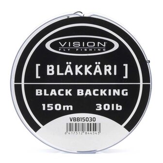 Vision Bl&auml;kk&auml;ri Backing 150 M 30lb Black