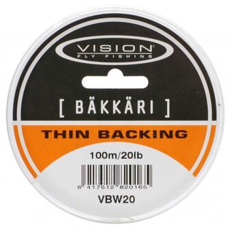 Vision B&auml;kk&auml;ri Backing 100 M 20lb White