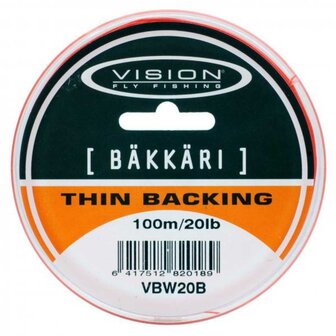 Vision B&auml;kk&auml;ri Backing 100 M 20lb Orange