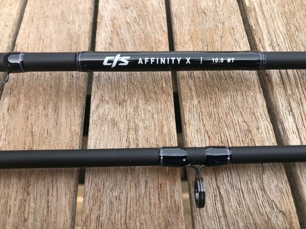 CTS Affinity X #7 - 10' Satin Black (FW Grip) Carbon Reel Seat