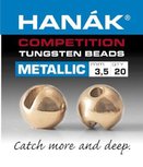 Hanak Tungsten Metallic Rose Gold Slotted Jig Beads Hanak Tungsten Metallic Rose Gold Slotted Jig Beads
