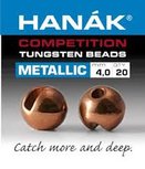 Hanak Tungsten Metallic Brown Slotted Jig Beads Hanak Tungsten Metallic Brown Slotted Jig Beads