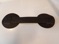 Handle PVC with glue pads / Black Handle PVC with glue pads / Black