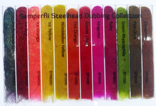 Semperfli Superfine Dubbing Dispenser Steelhead Colors