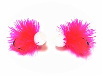 Booby Vampire Hot Coral / White Eyes