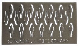 Semperfli Foam Realistic Natural Beetle Bodies Dark Gray