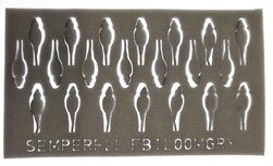 Semperfli Foam Realistic Natural Beetle Bodies Gray